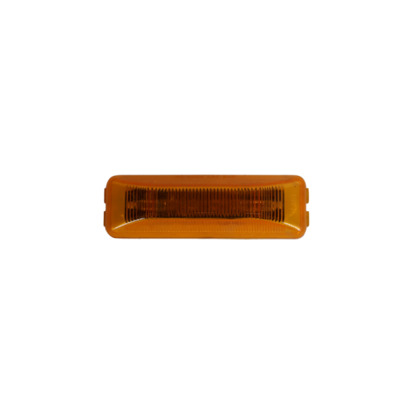 LED Amber Trailer Marker/Clearance light 4" x 1" 1A-V-1250A Front View