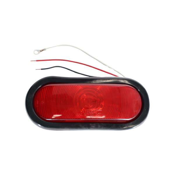 6" Oval Trailer Tail Light 1T-600R Front View