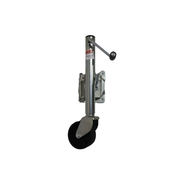 1200 lbs. Boat Trailer jack with sidewind swivel and zinc finish - MJ-1200B Front View