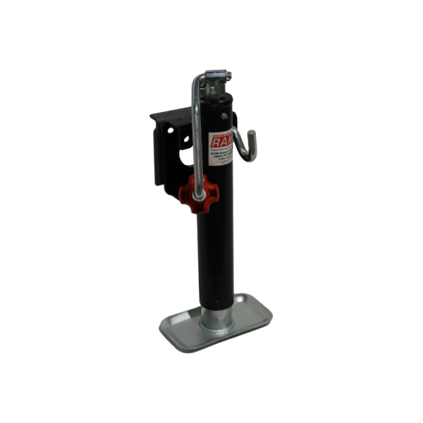 2000 lbs. Bolt on Swivel Trailer Jack 10" Travel - TJB-2001-B Front View